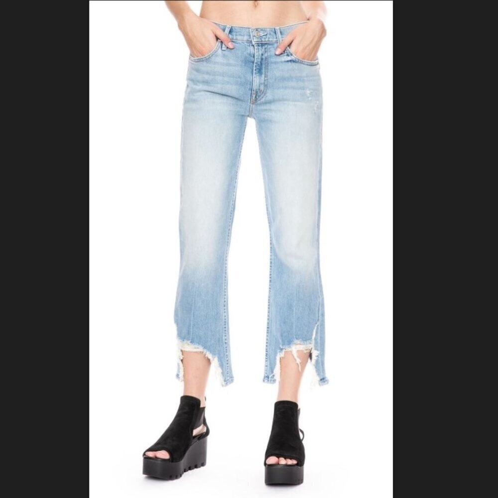 Mother Superior "Dutchie" Ankle Jeans in It's Only Make Believe Wash Size 27